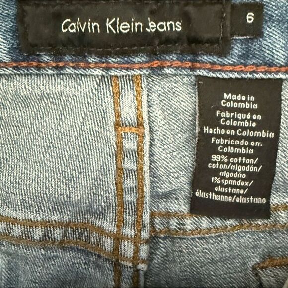 Calvin Klein Blue Boot Cut Jeans Women’s Size 6 - Picture 7 of 10
